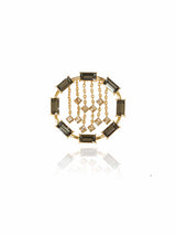 Crystal Circle Hoops
