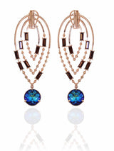 Oval Crystal Danglers