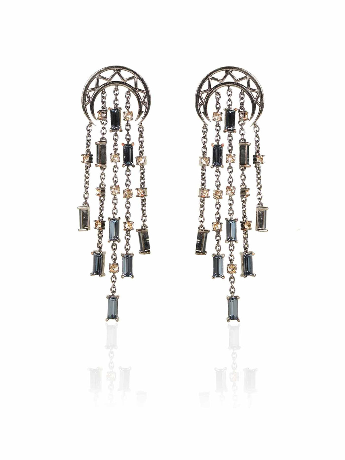 Moon Crystal Earrings