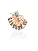 Open Eye Crystal Studs