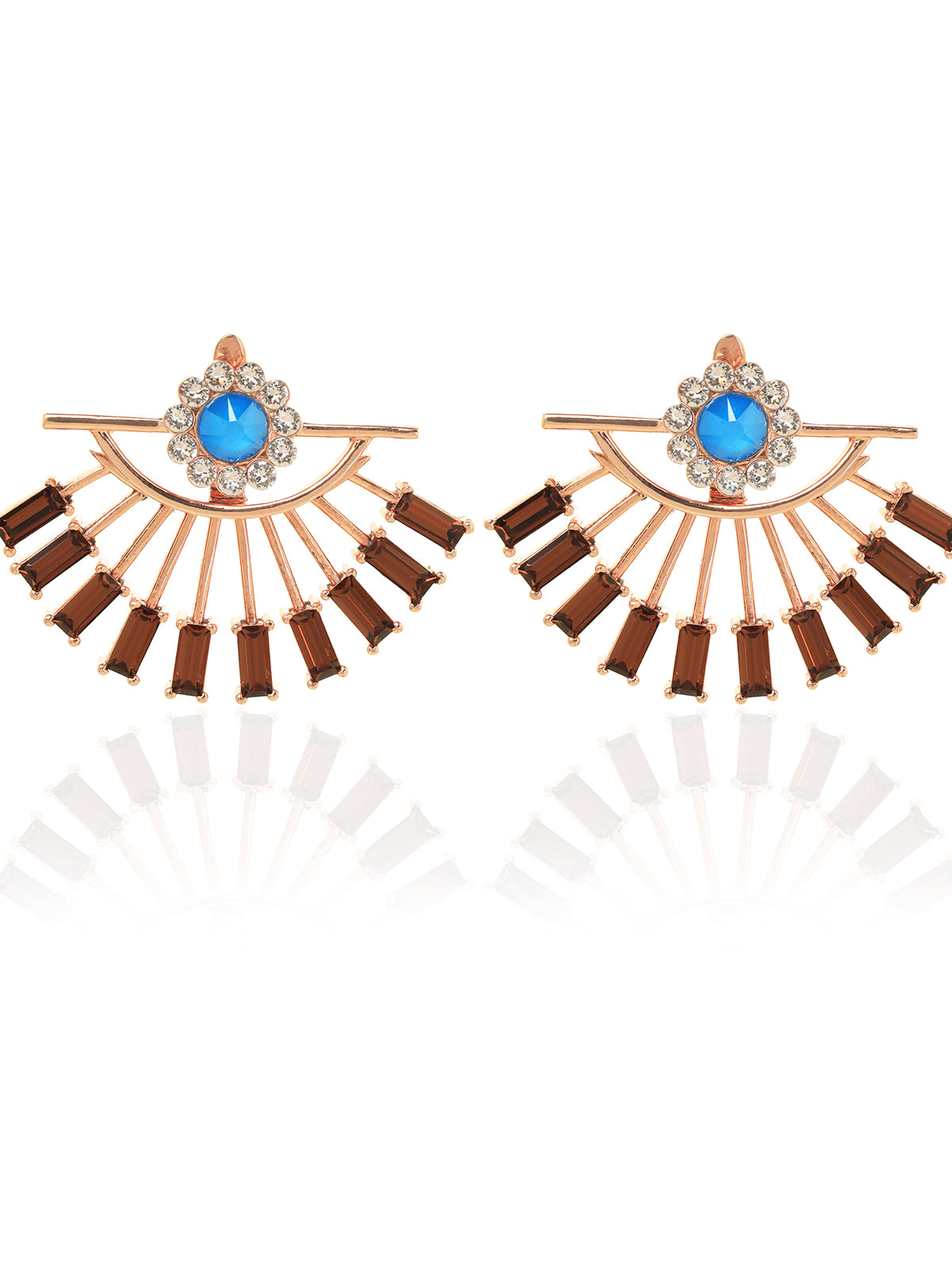 Open Eye Crystal Studs