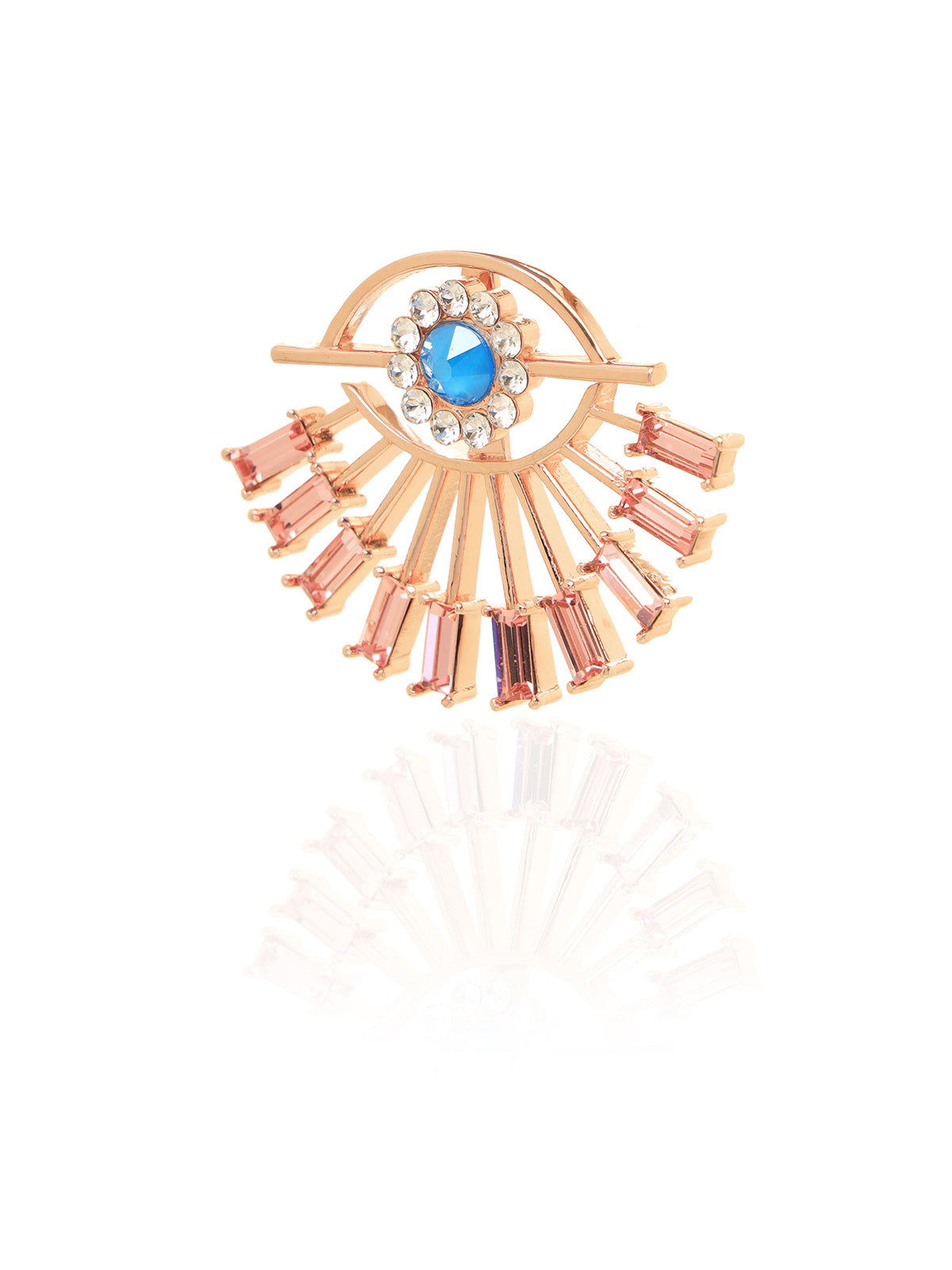 Open Eye Crystal Studs
