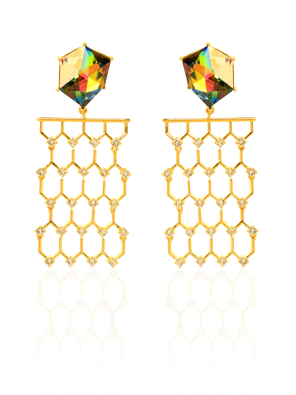 Honey Comb Danglers