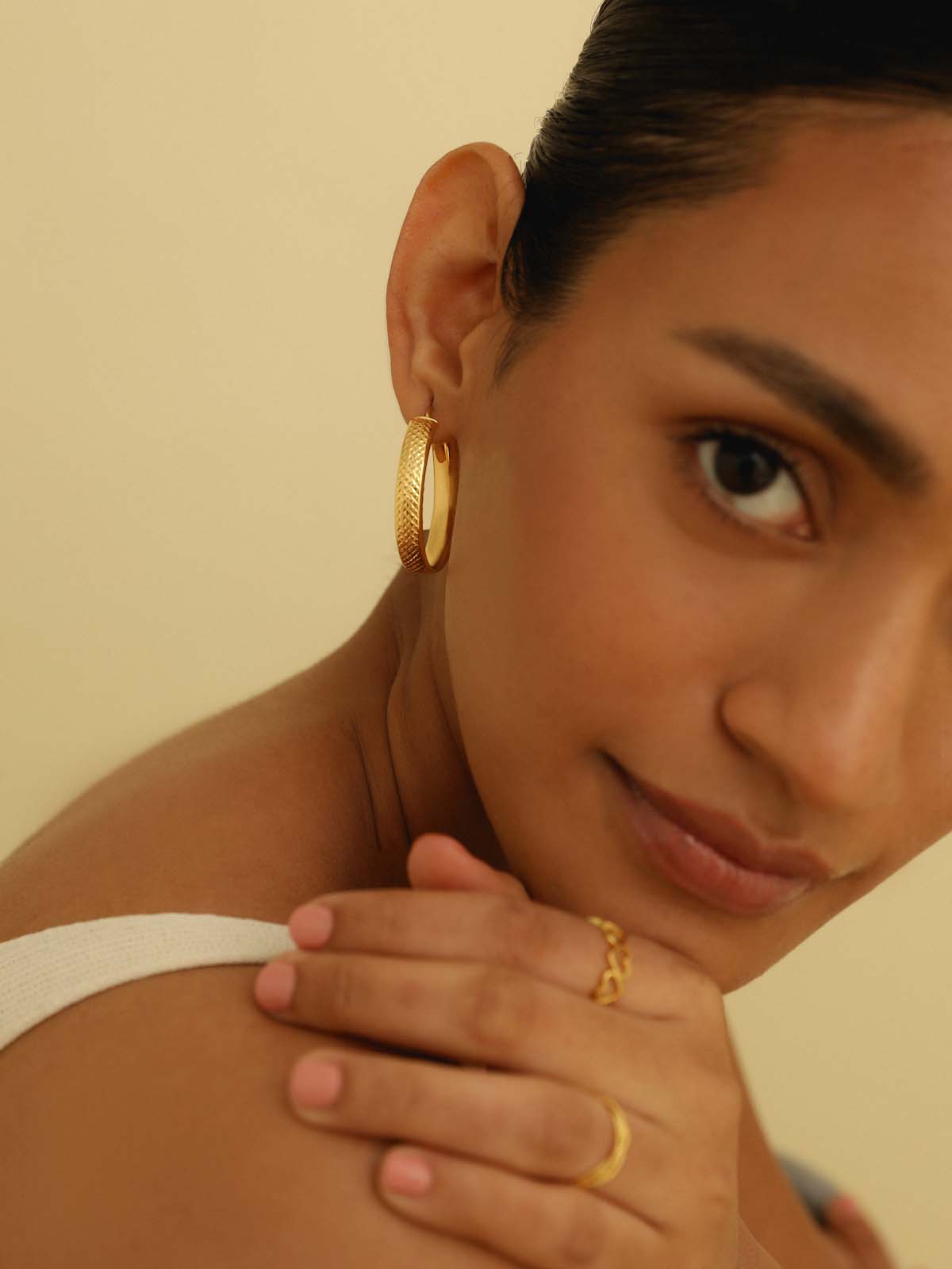 Heirloom Large Hoop Earrings