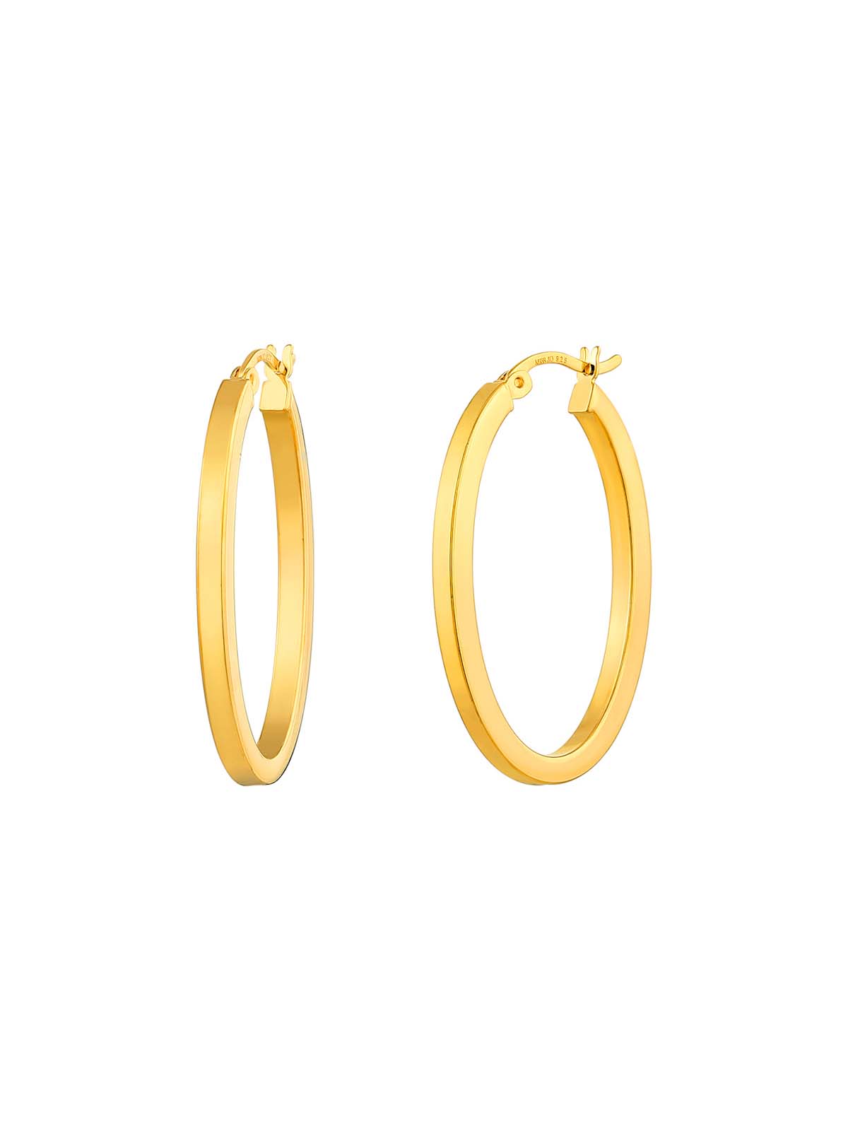 Timeless Oval Large Hoop Earrings