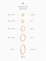 Timeless Oval Large Hoop Earrings