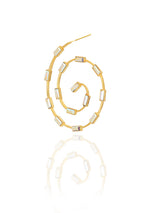 Classic Marigold Hoop Earrings