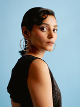Classic Marigold Hoop Earrings