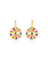 Drop Evil Eye Earrings