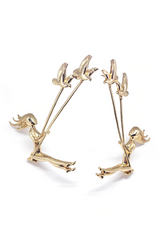 Swing Muse Gold Danglers