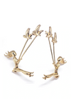 Swing Muse Gold Danglers