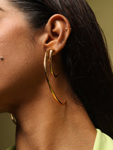 Double Layer Gold Hoops