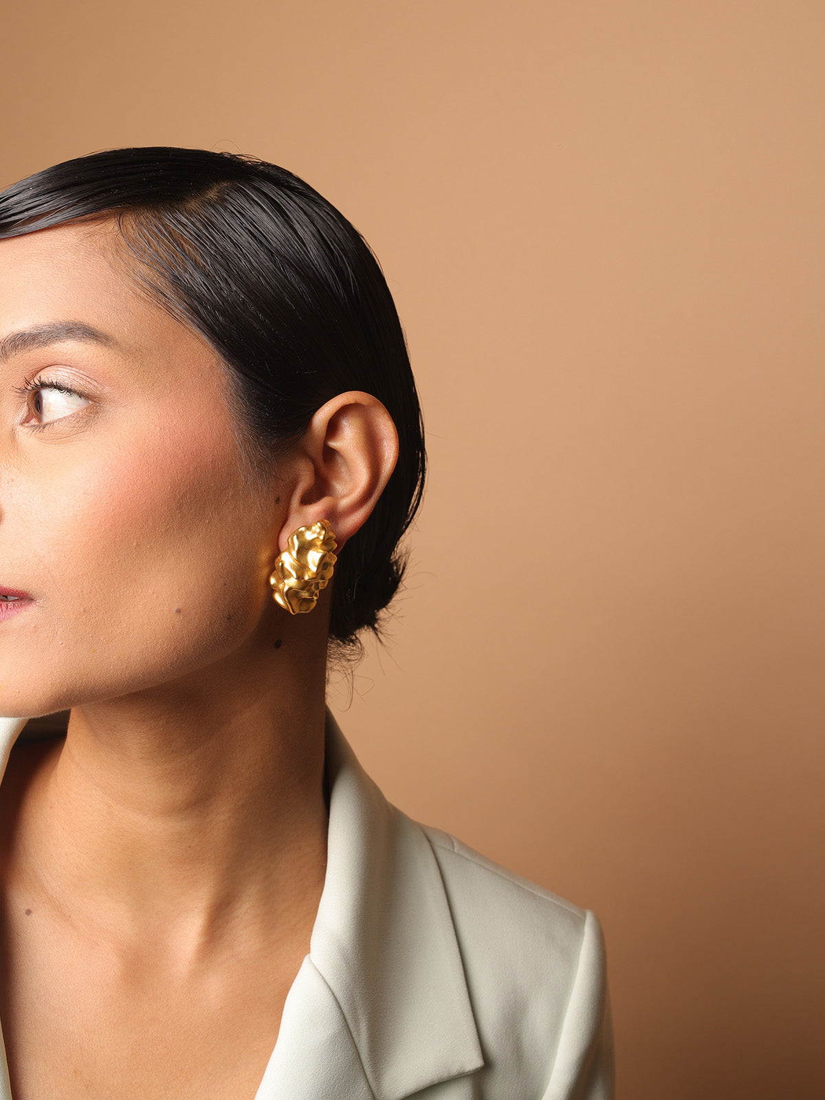 Chunky Gold Studs