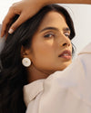 Iraa Pearl Crystal Studs