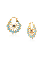 Open Flower Hoops