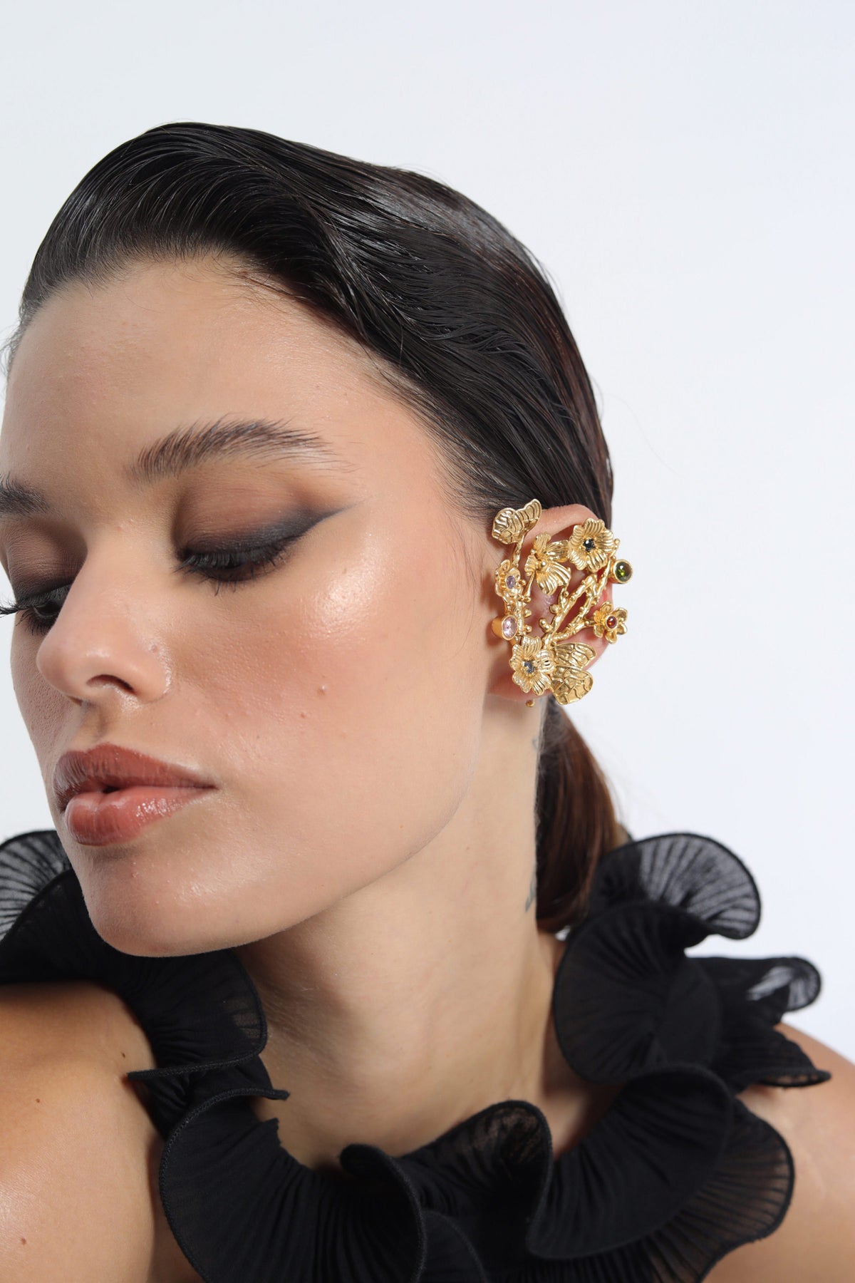 Gilded Garden Ear Cuff