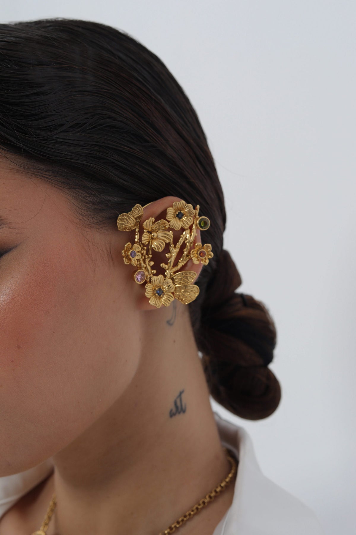 Gilded Garden Ear Cuff