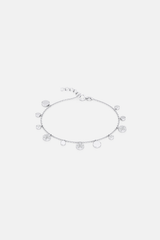 Circe Linked Drops Bracelet - Silver