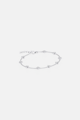 Blossom Silver Floral Bracelet