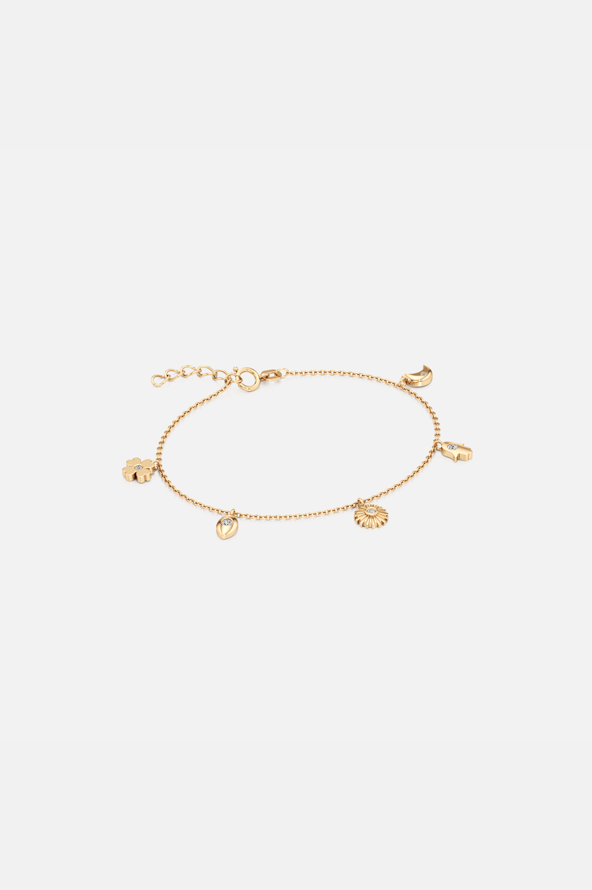 Everyday Signature Golden Charm Bracelet