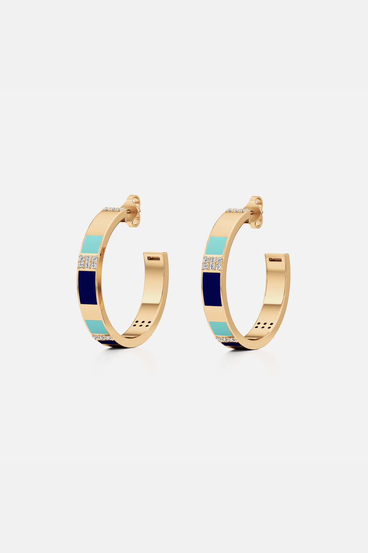 Fusion Gold Hoops