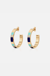 Two-Tone Everyday Gold Hoops