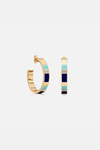 Two-Tone Everyday Gold Hoops