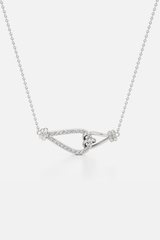 Knotted Muse Silver Pendant