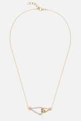 Knotted Muse Golden Pendant
