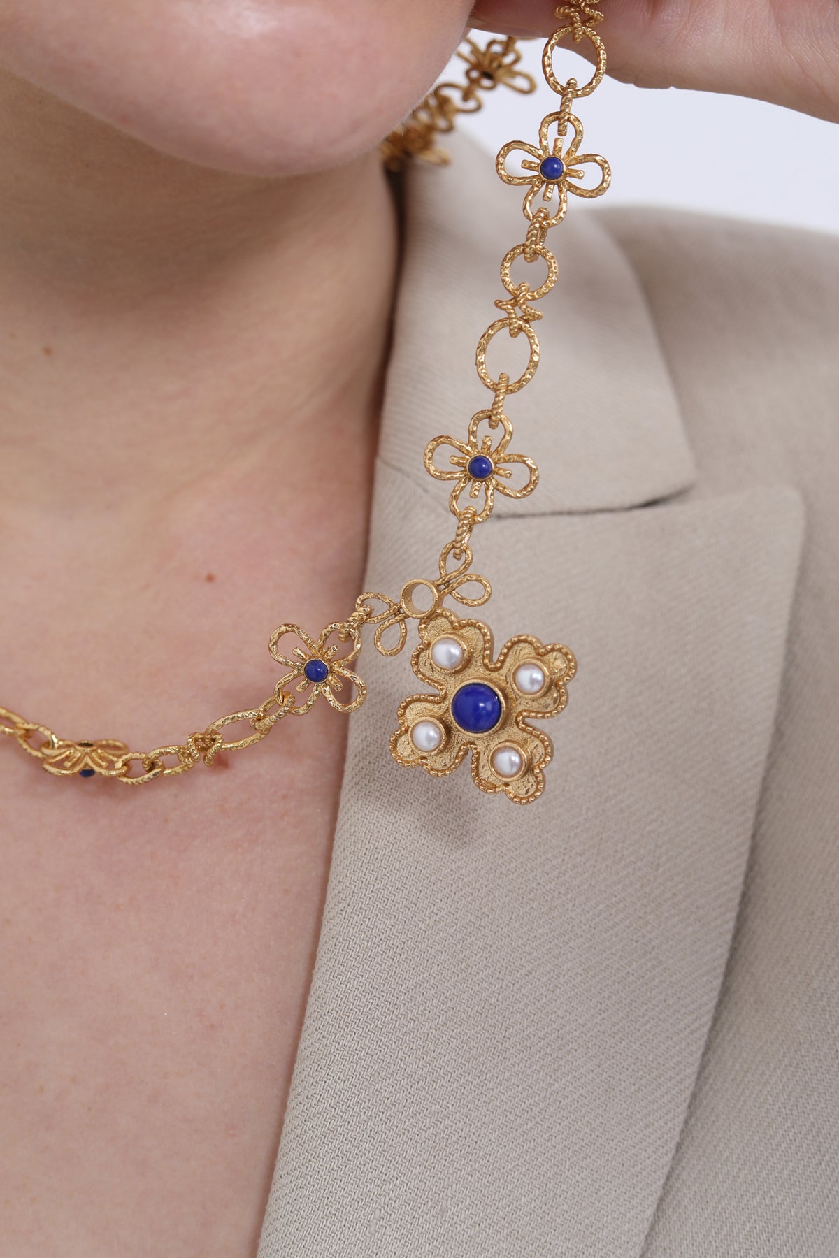 Byzantia Royal Medallion Necklace