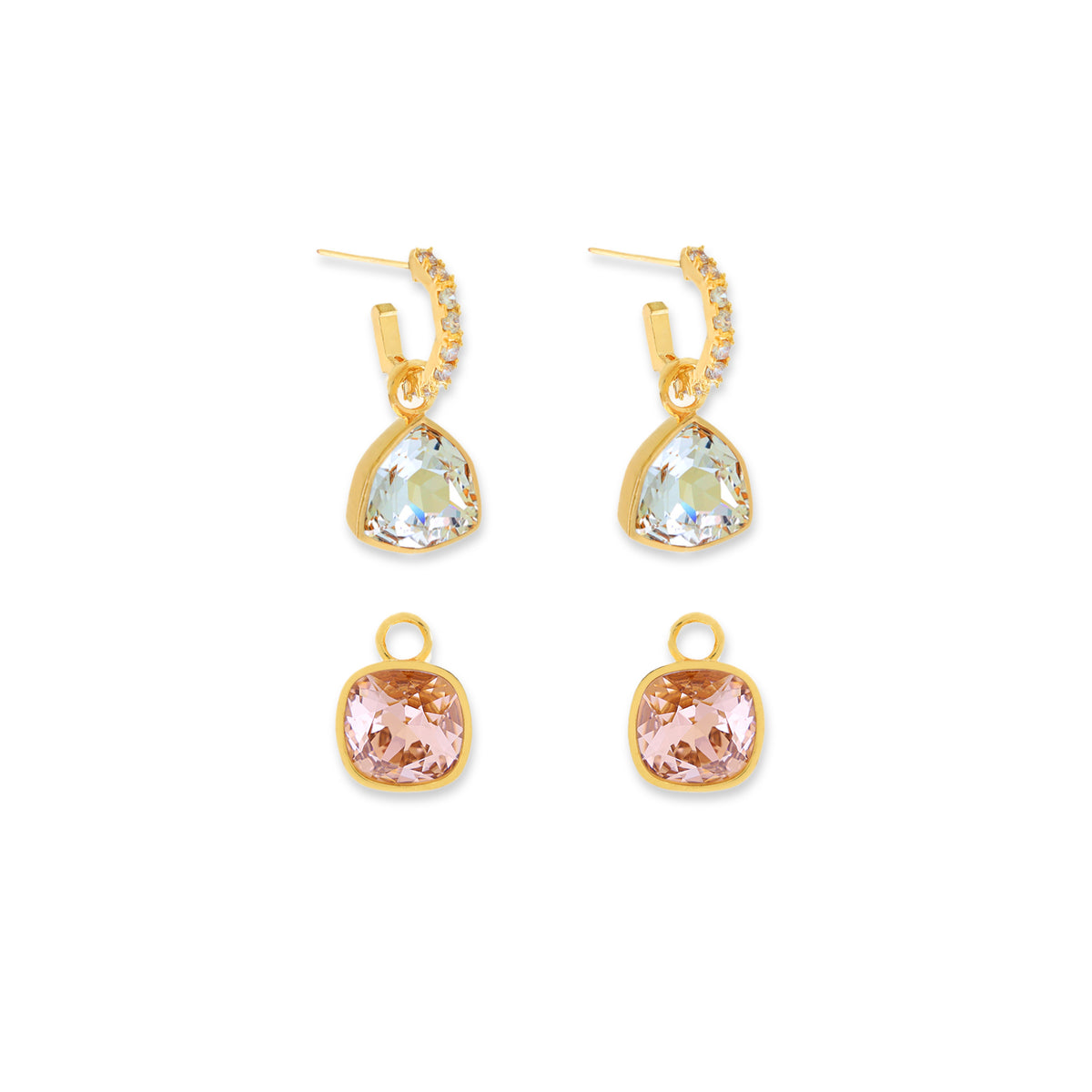 Crystal Shift Hoops