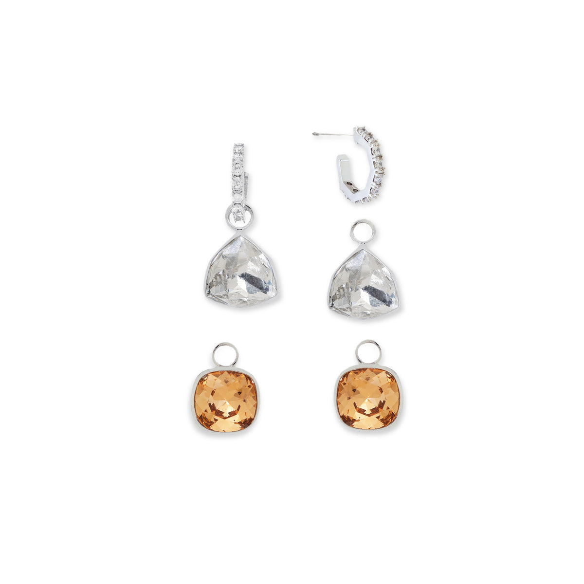 Crystal Shift Hoops