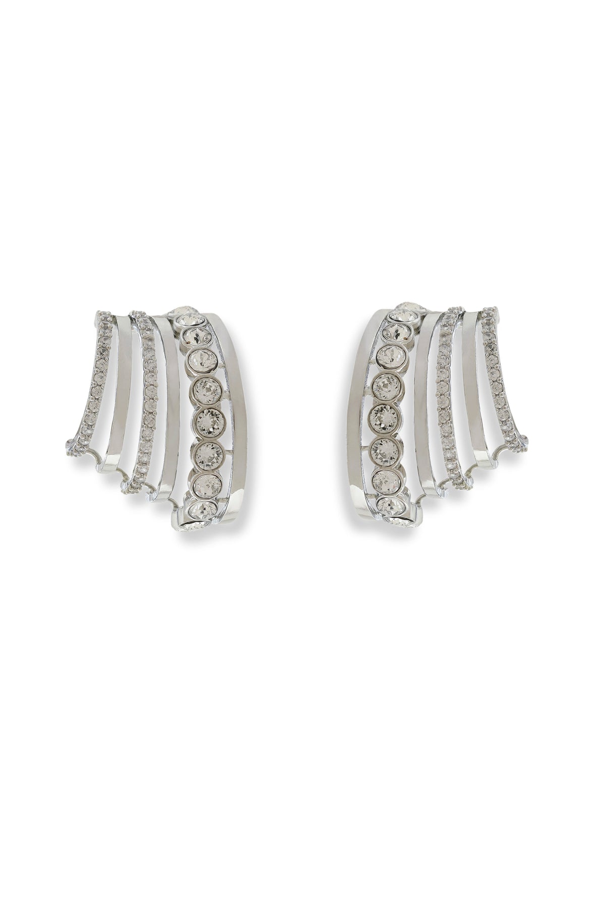 Triple Row Crystal Ear Cuff