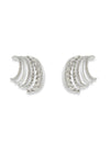 Triple Row Crystal Ear Cuff