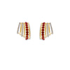 Triple Row Crystal Ear Cuff