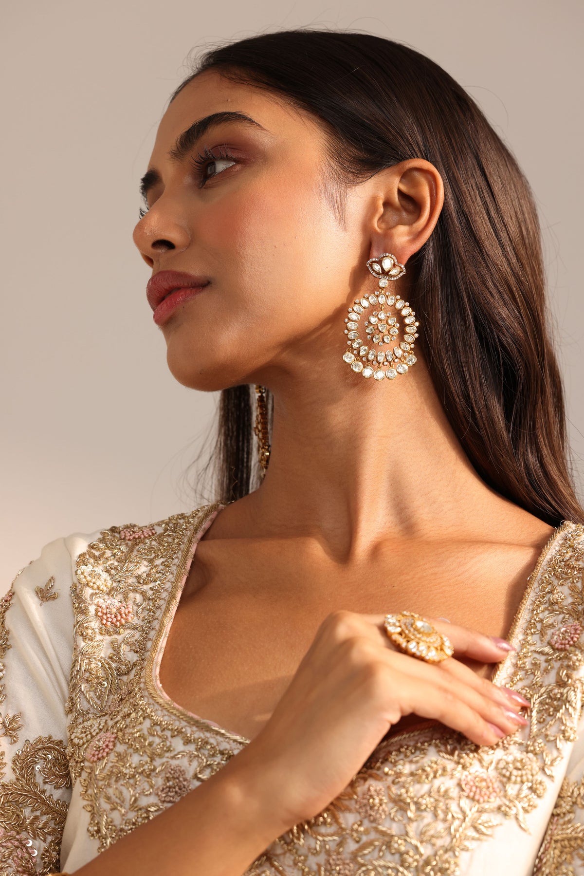 Sitara Moissanite Earrings