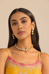 Aaina Moissanite Choker Set