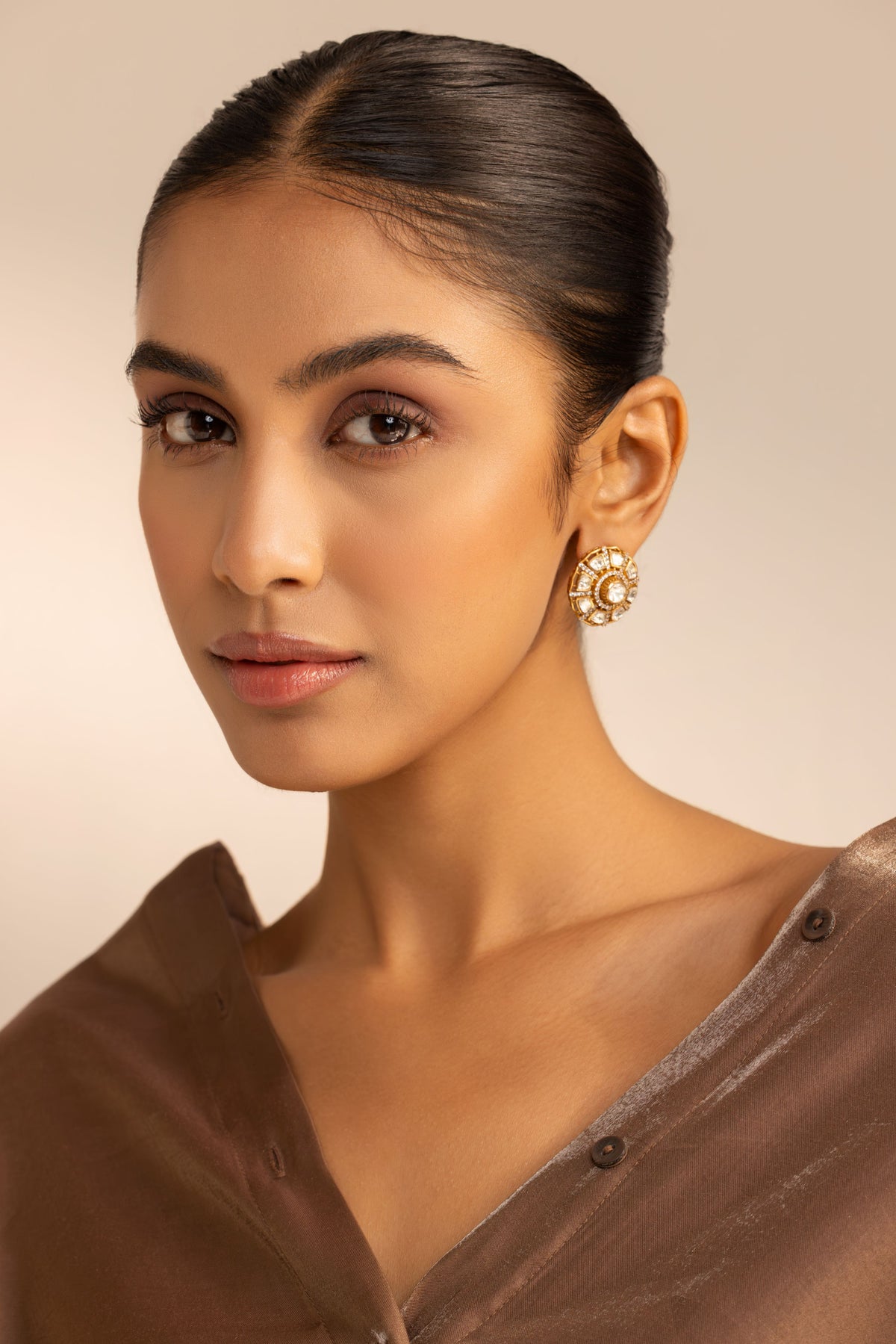 Diya Moissanite Studs