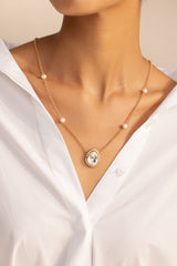 Saher Polki Pendant Set
