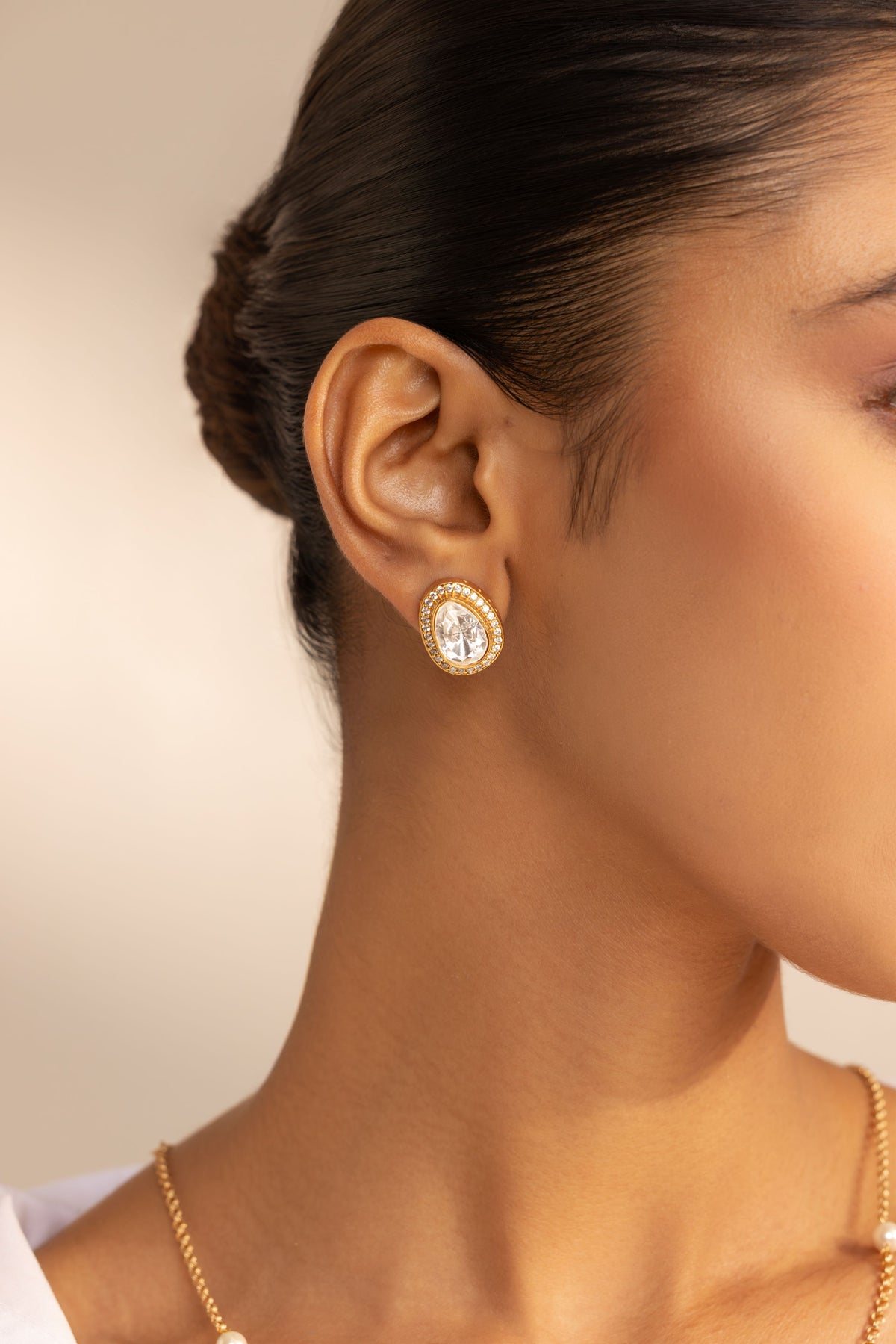 Saher Polki Pendant Set