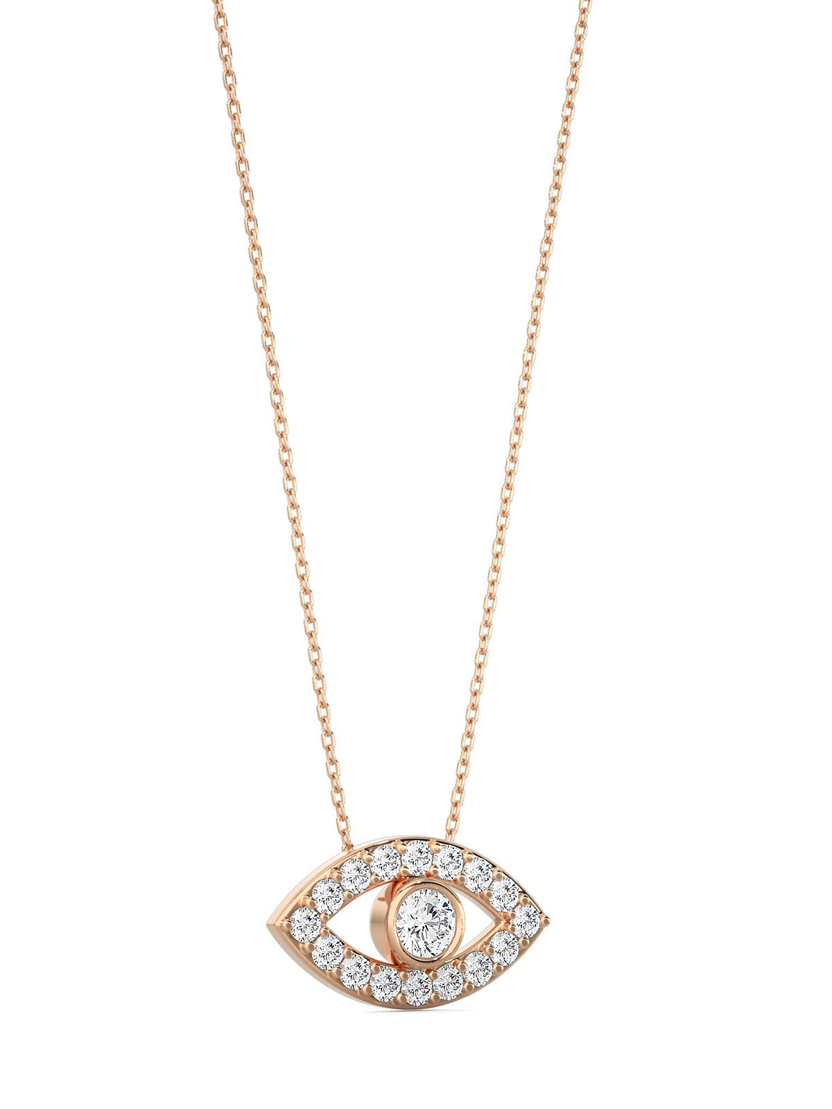 Sparkling Evil Eye Necklace