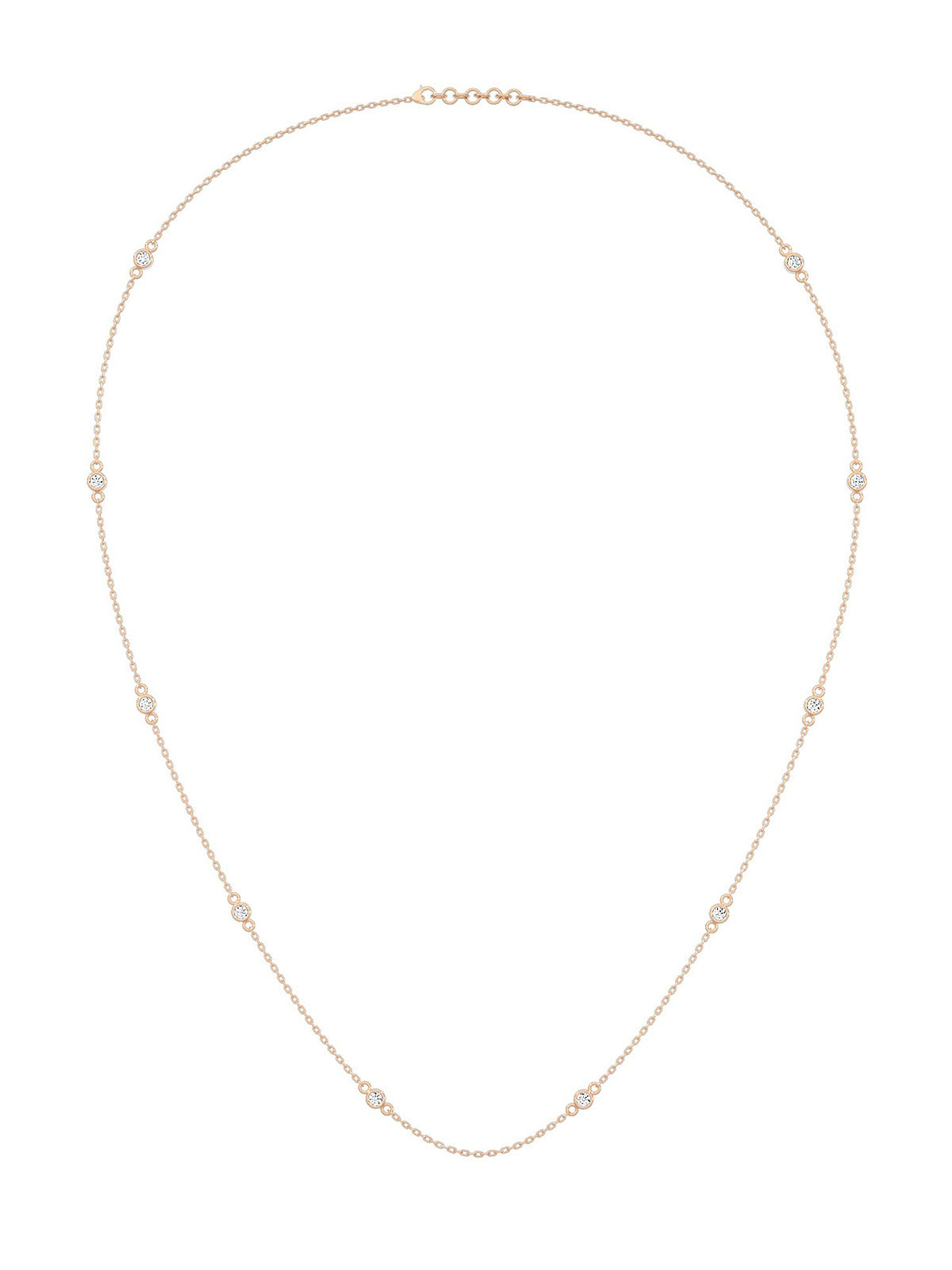 Circle Drops Necklace