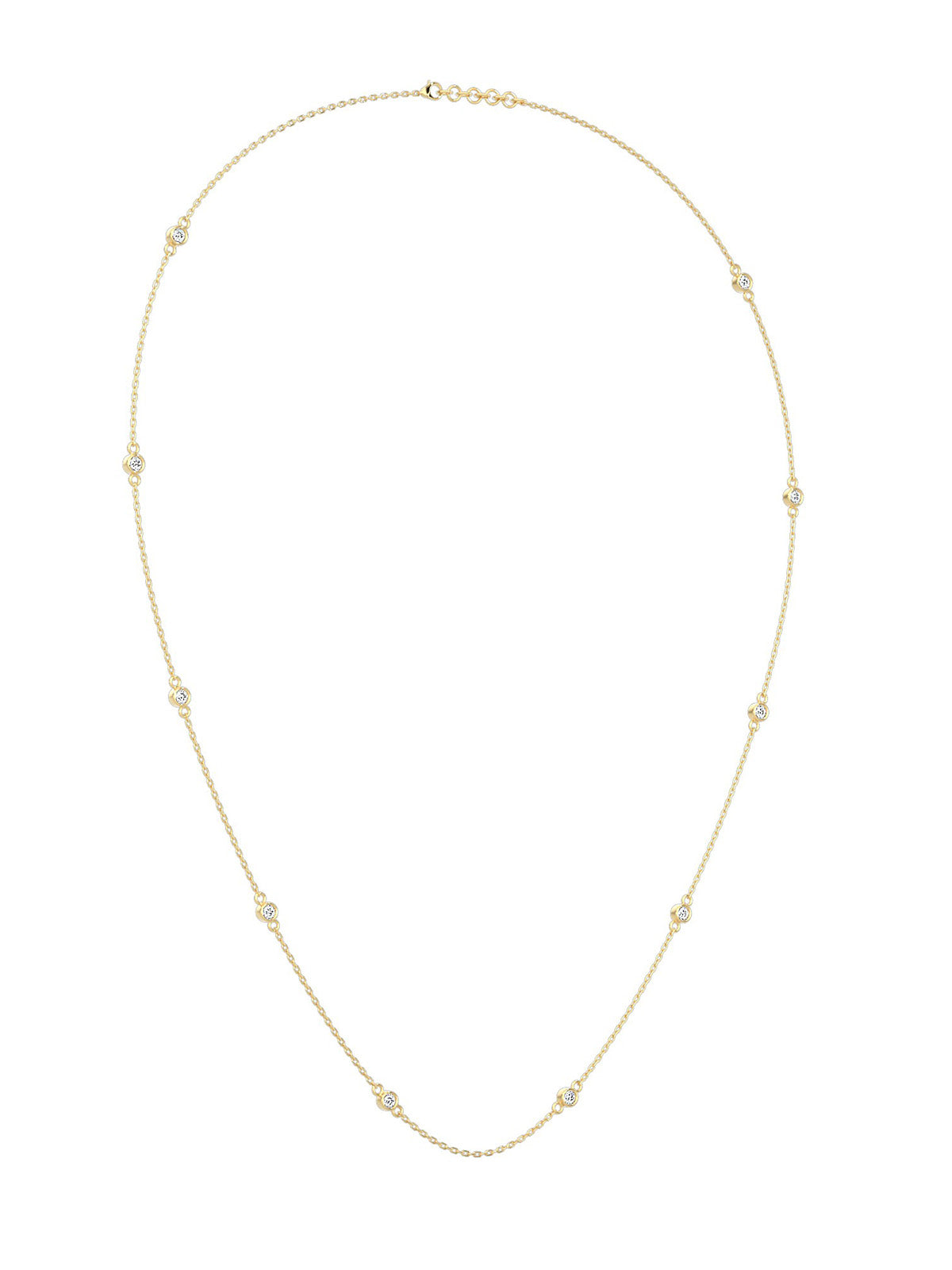 Circle Drops Necklace