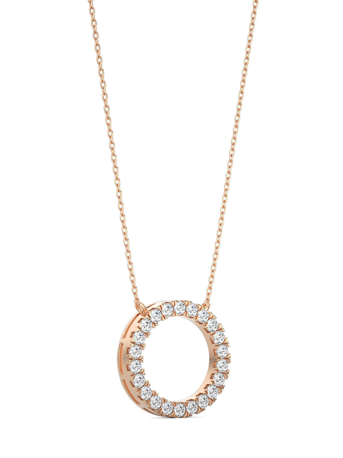 Full Circle Diamond Necklace
