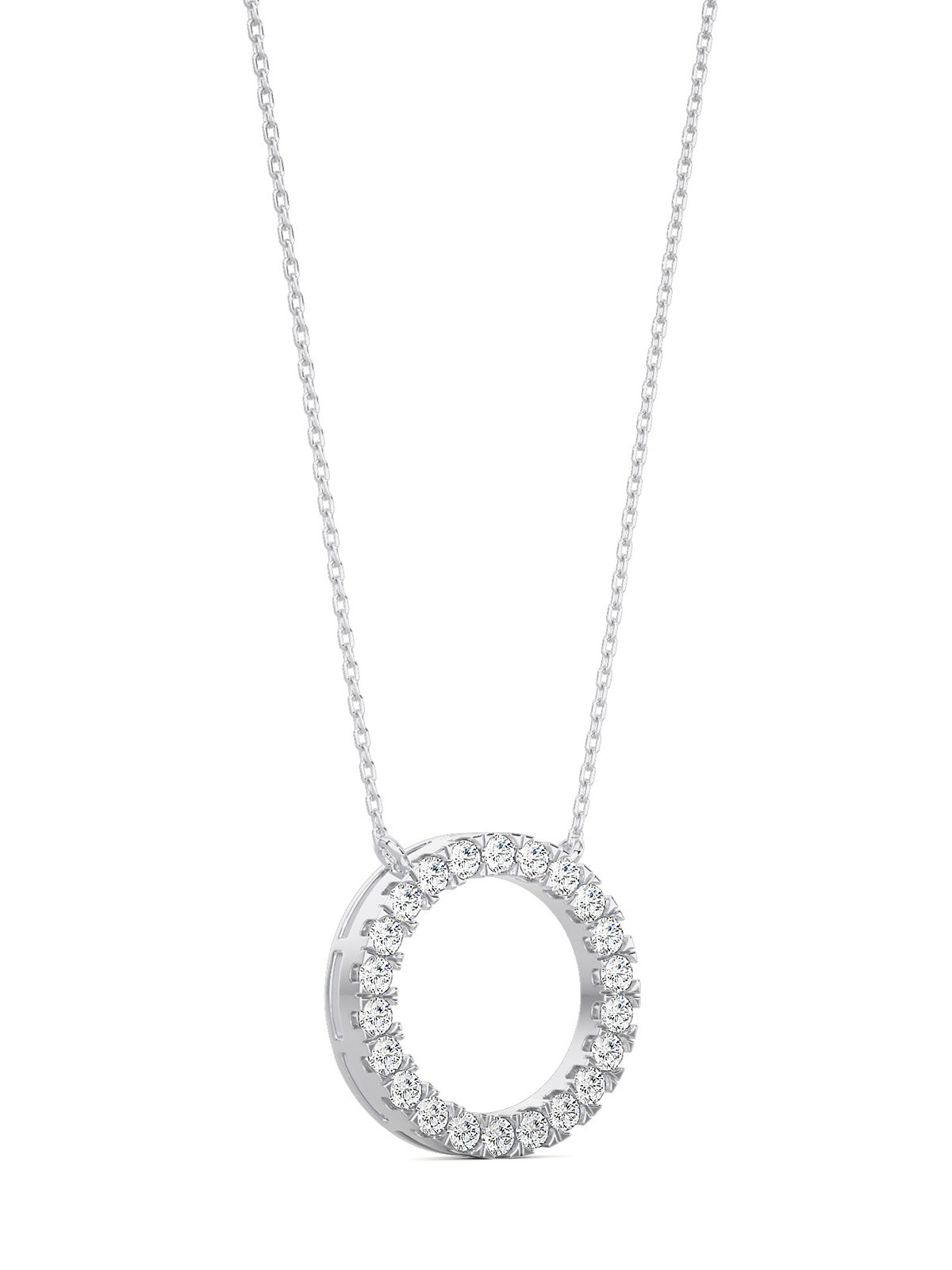 Full Circle Diamond Necklace