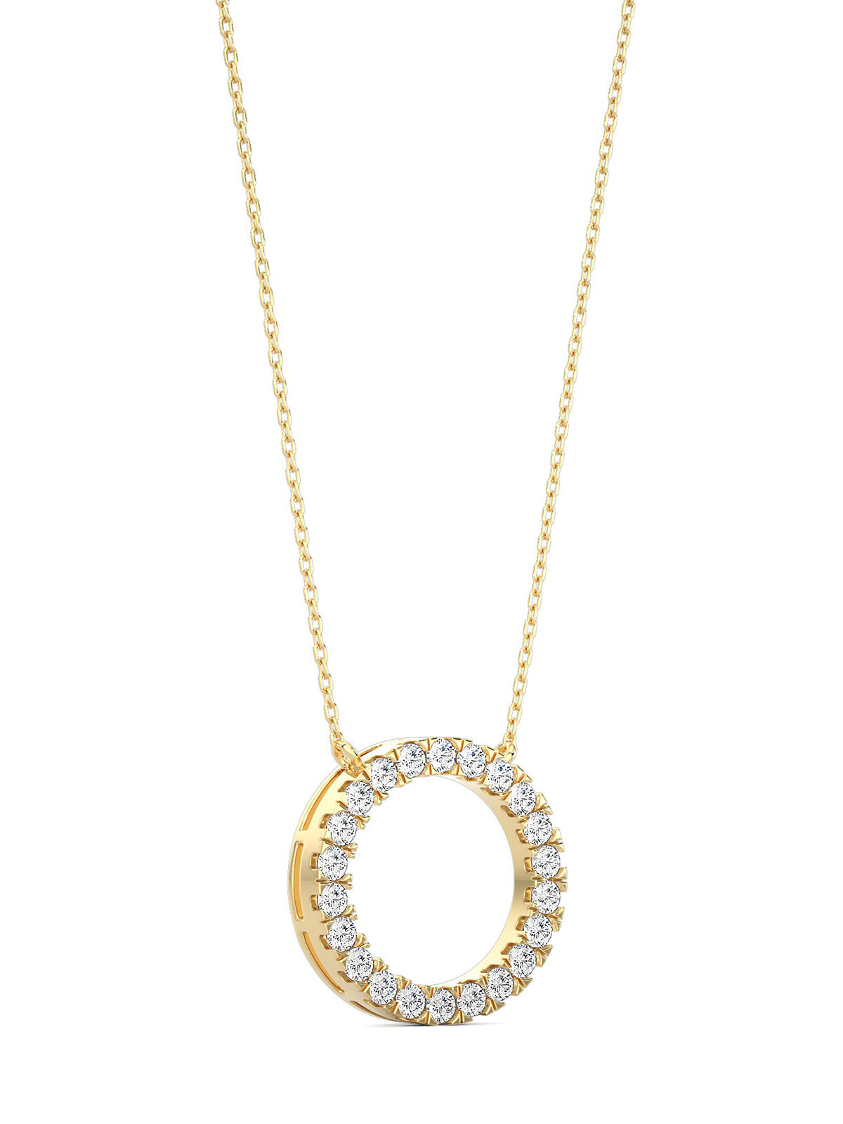 Full Circle Diamond Necklace