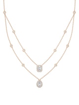 Double Layer Diamond Necklace