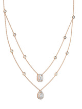 Double Layer Diamond Necklace