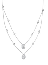 Double Layer Diamond Necklace