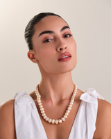 Natural Pearl Peach Choker